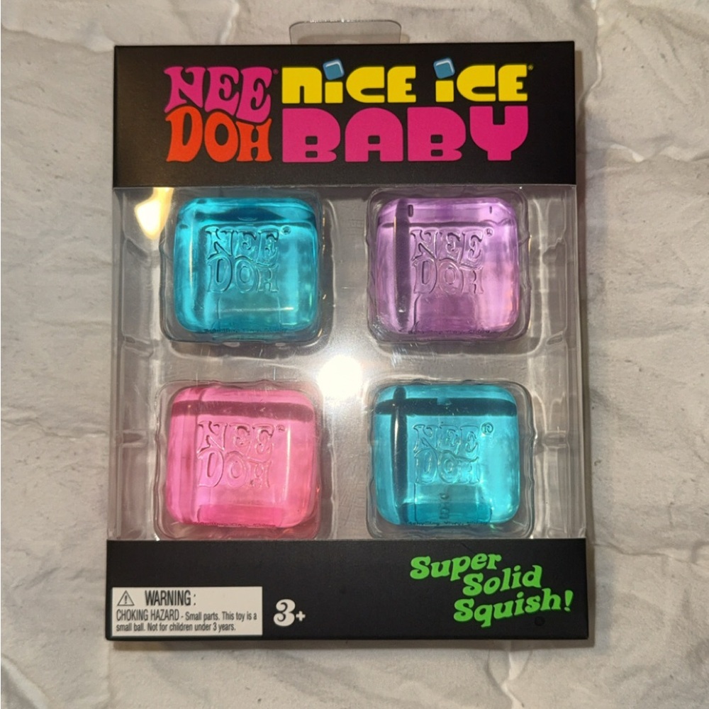 NeeDoh Nice Ice Baby Mini, 4 Pack